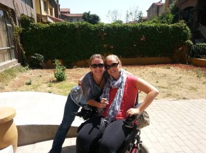 Tiffany and Ali out first stroll