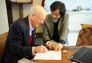 Dad & Dr. Wu Tianwu, M.D./P.H.D From Hongkong University