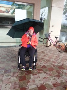 First real day of rain trying to get to the hospital in the morning