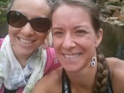 Pic of Tiff (sister) and me out yesterday